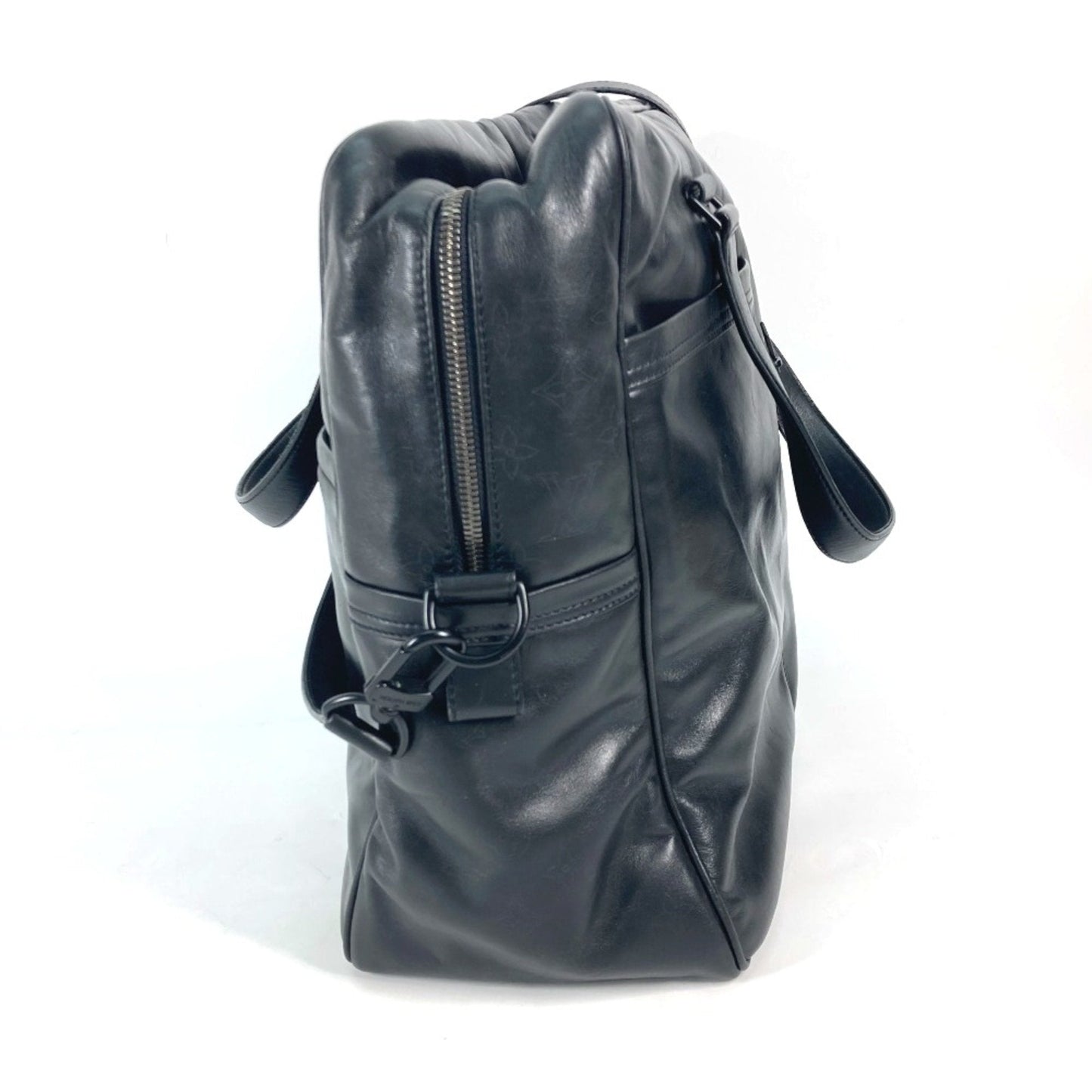 Louis Vuitton Black Leather Shoulder Bag