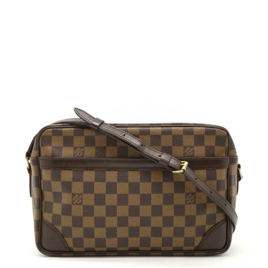 Louis Vuitton Brown Pvc Shoulder Bag ()
