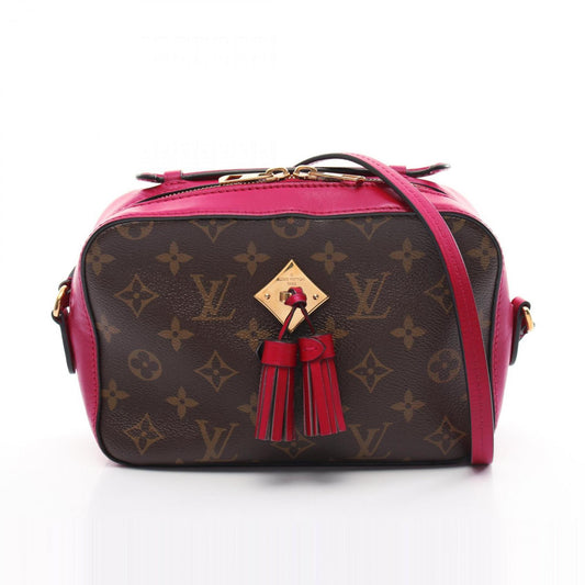 Louis Vuitton Brown Freesia Pink Monogram Pvc Coated Canvas Leather Shoulder Bag ()