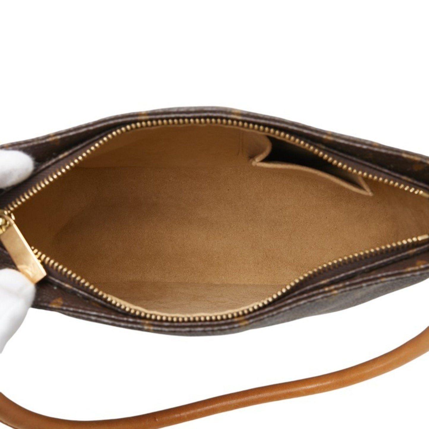 Louis Vuitton Brown Pvc Leather Handbag Shoulder Bag