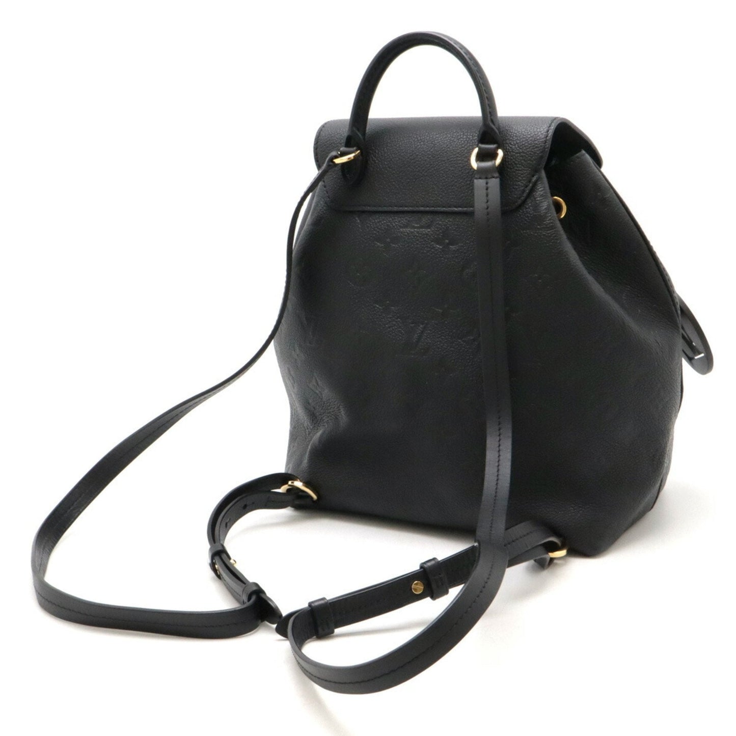 Louis Vuitton Black Noir Monogram Empreinte Leather Backpack