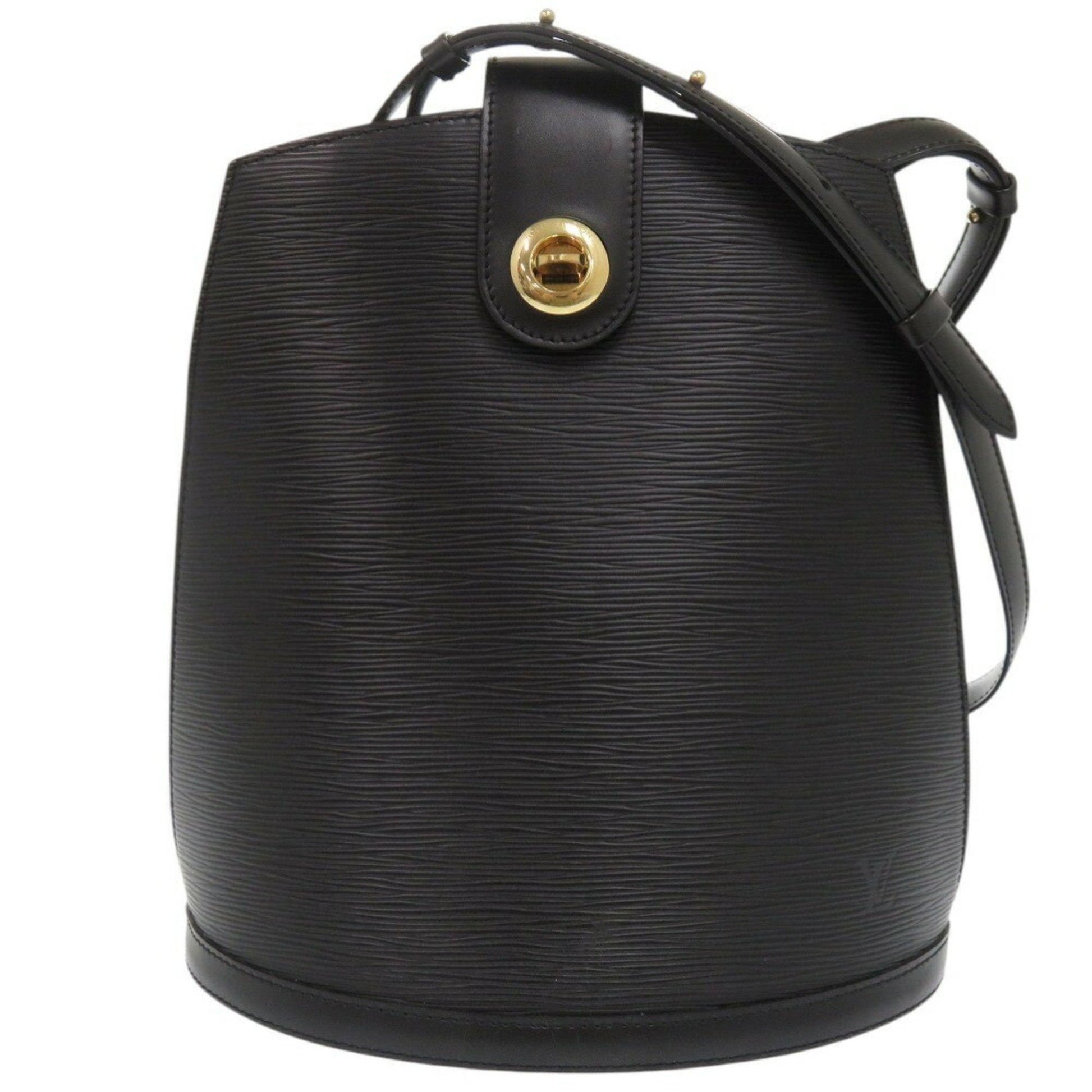 Louis Vuitton Black Noir Epi Leather Shoulder Bag ()