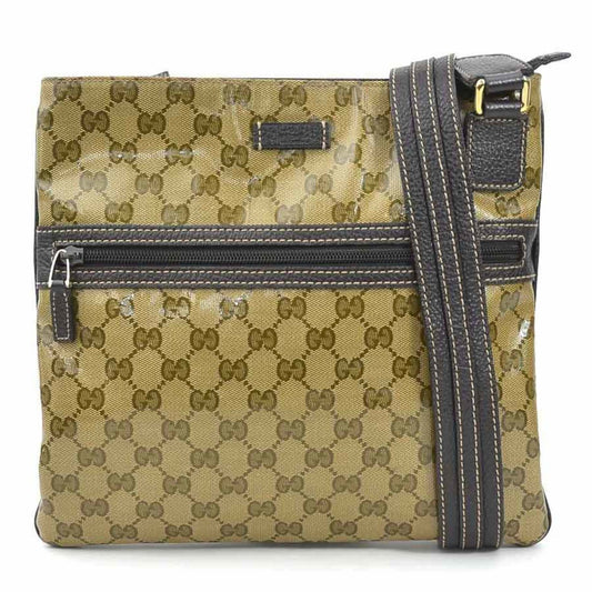 Gucci Brown Pvc Leather Shoulder Bag ()
