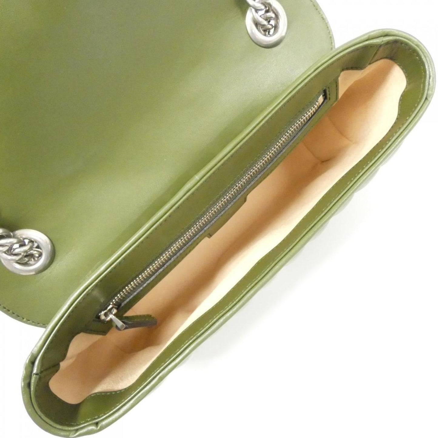 Gucci Green Leather Shoulder Bag