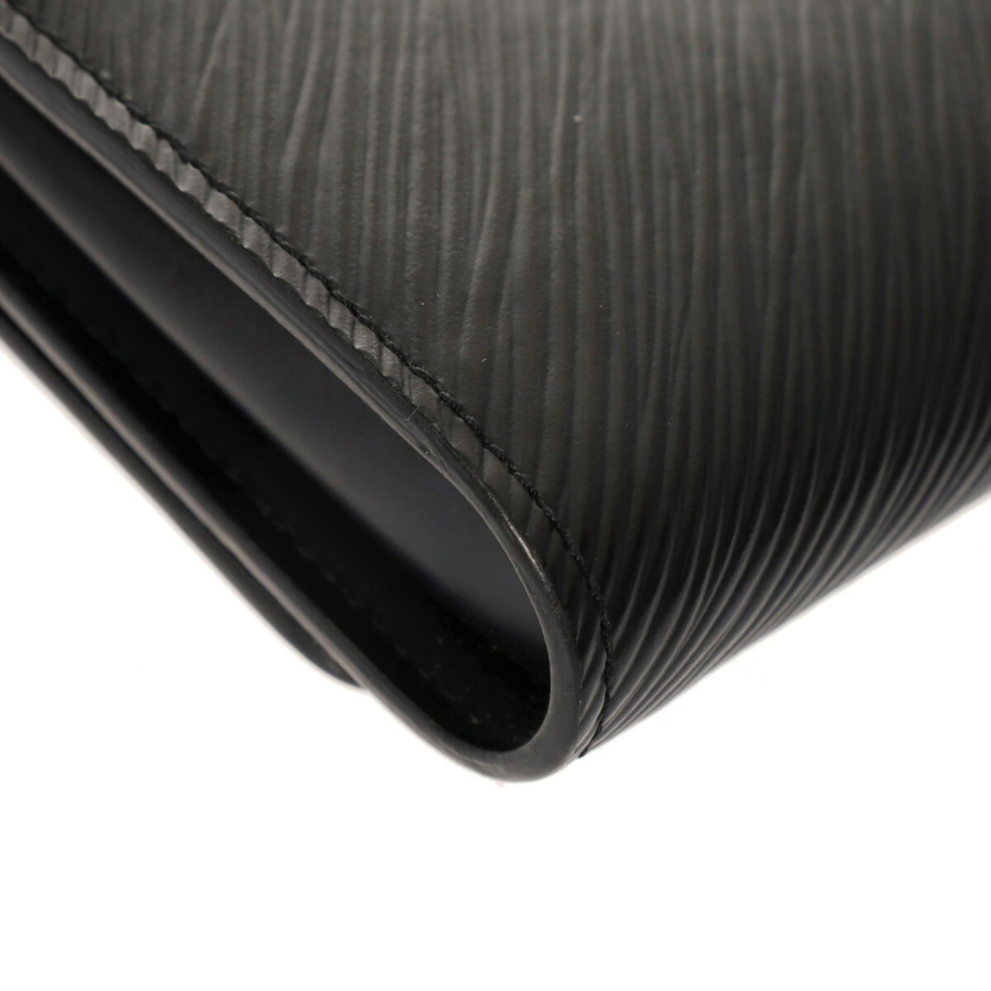 Louis Vuitton Black Leather Shoulder Bag