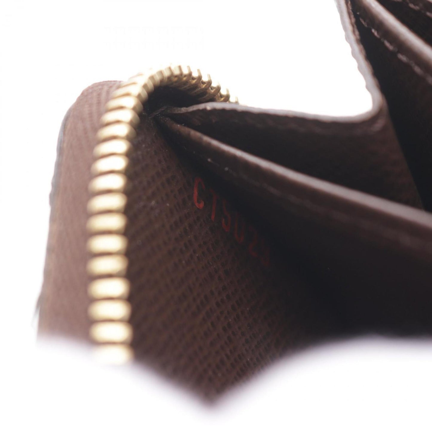 Louis Vuitton Damier Brown Coated Canvas Chain/Shoulder Wallet