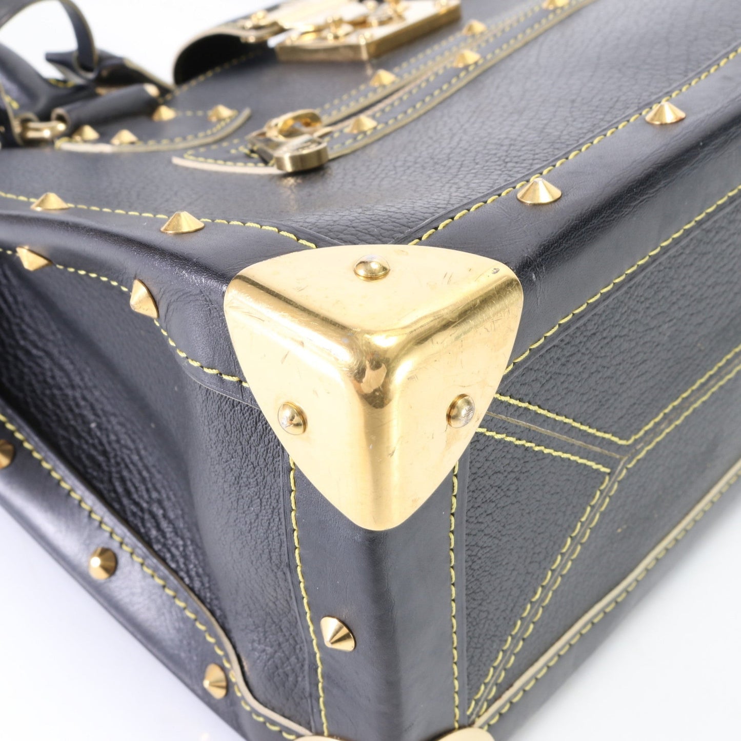 Louis Vuitton Noir Leather Shoulder Bag