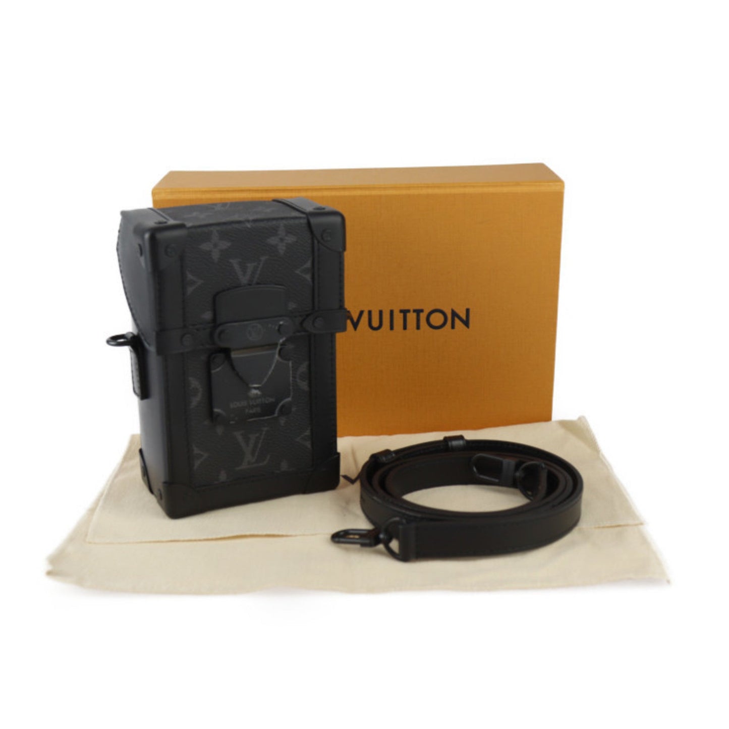 Louis Vuitton Black Monogram Eclipse Pvc Leather Shoulder Bag