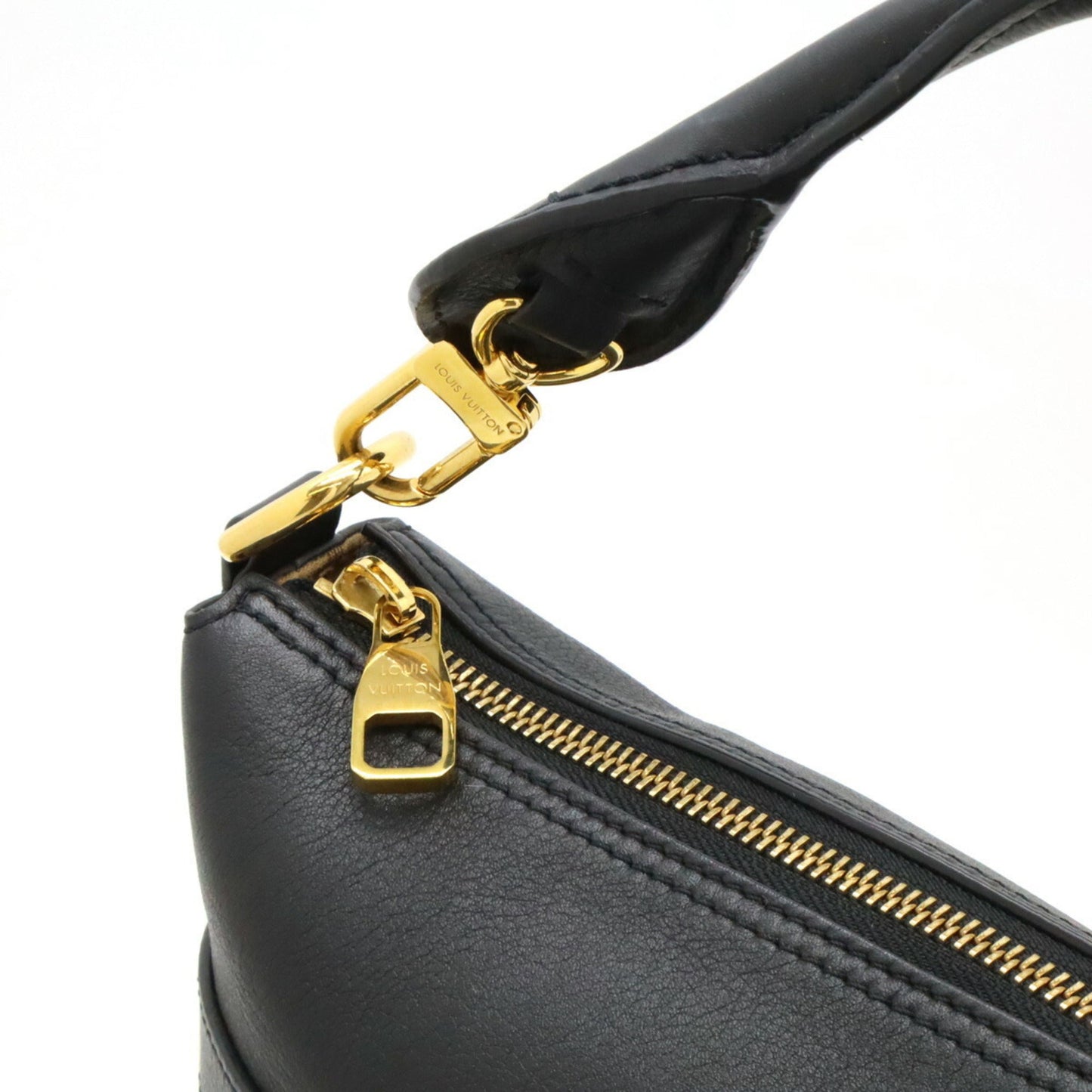 Louis Vuitton Black Noir Leather Shoulder Bag