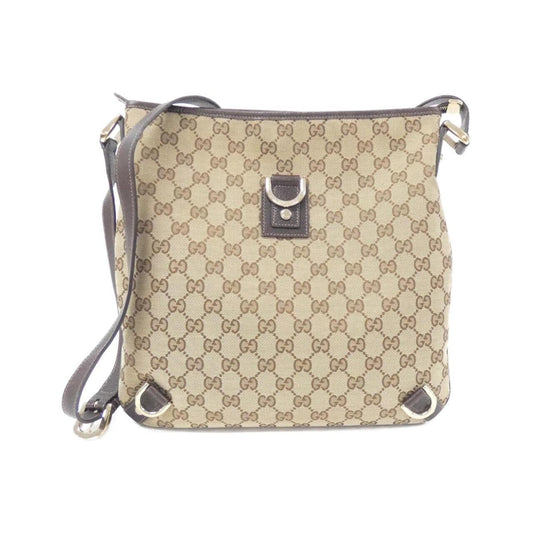 Gucci Beige Brown Gg Canvas Shoulder Bag ()