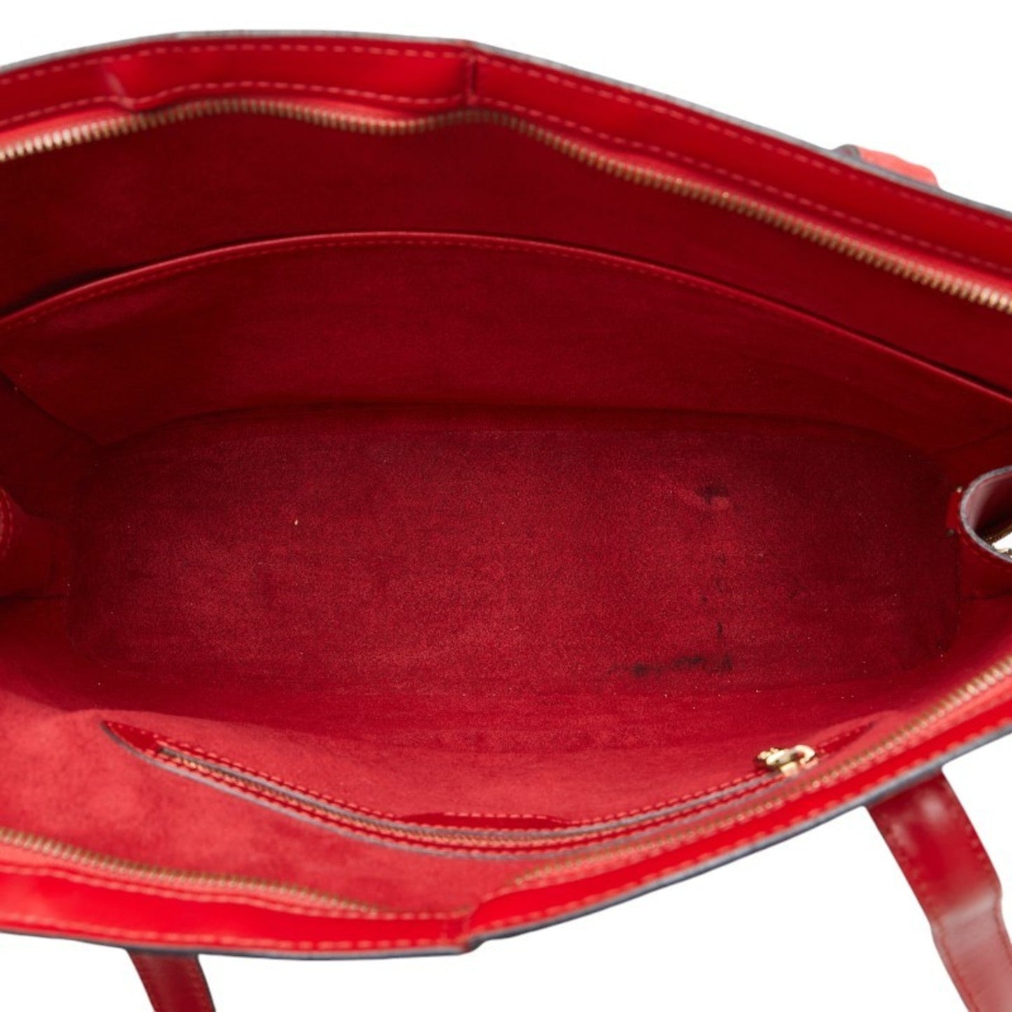 Louis Vuitton Castilian Red Epi Leather Shoulder Bag Tote Bag