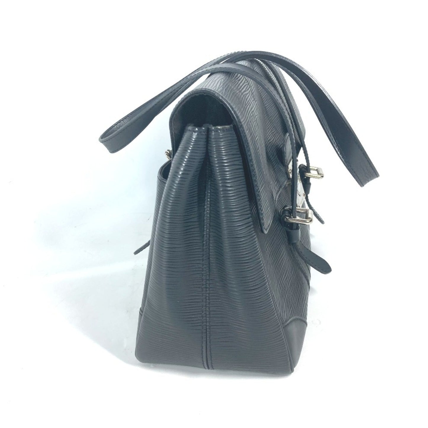 Louis Vuitton Black Noir Epi Leather Shoulder Bag Tote Bag