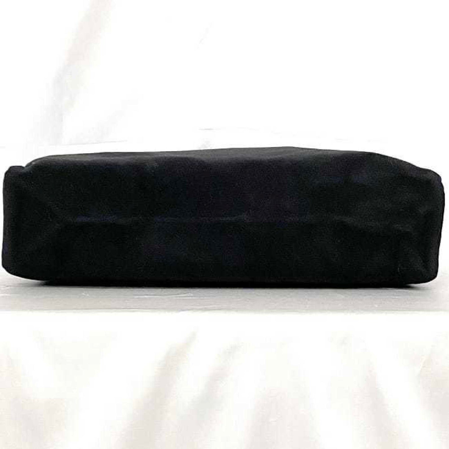 Gucci Black Suede Leather Handbag Tote Bag