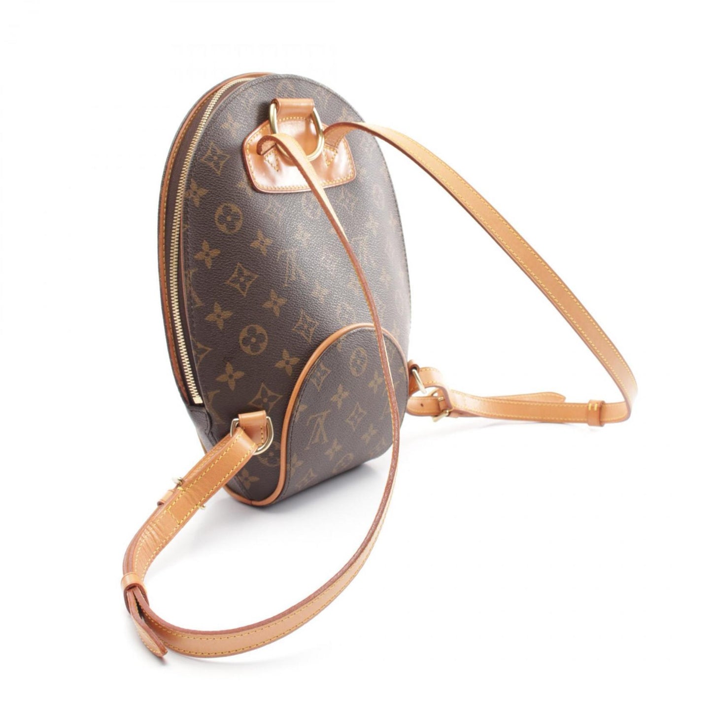 Louis Vuitton Brown Coated Canvas Leather Backpack