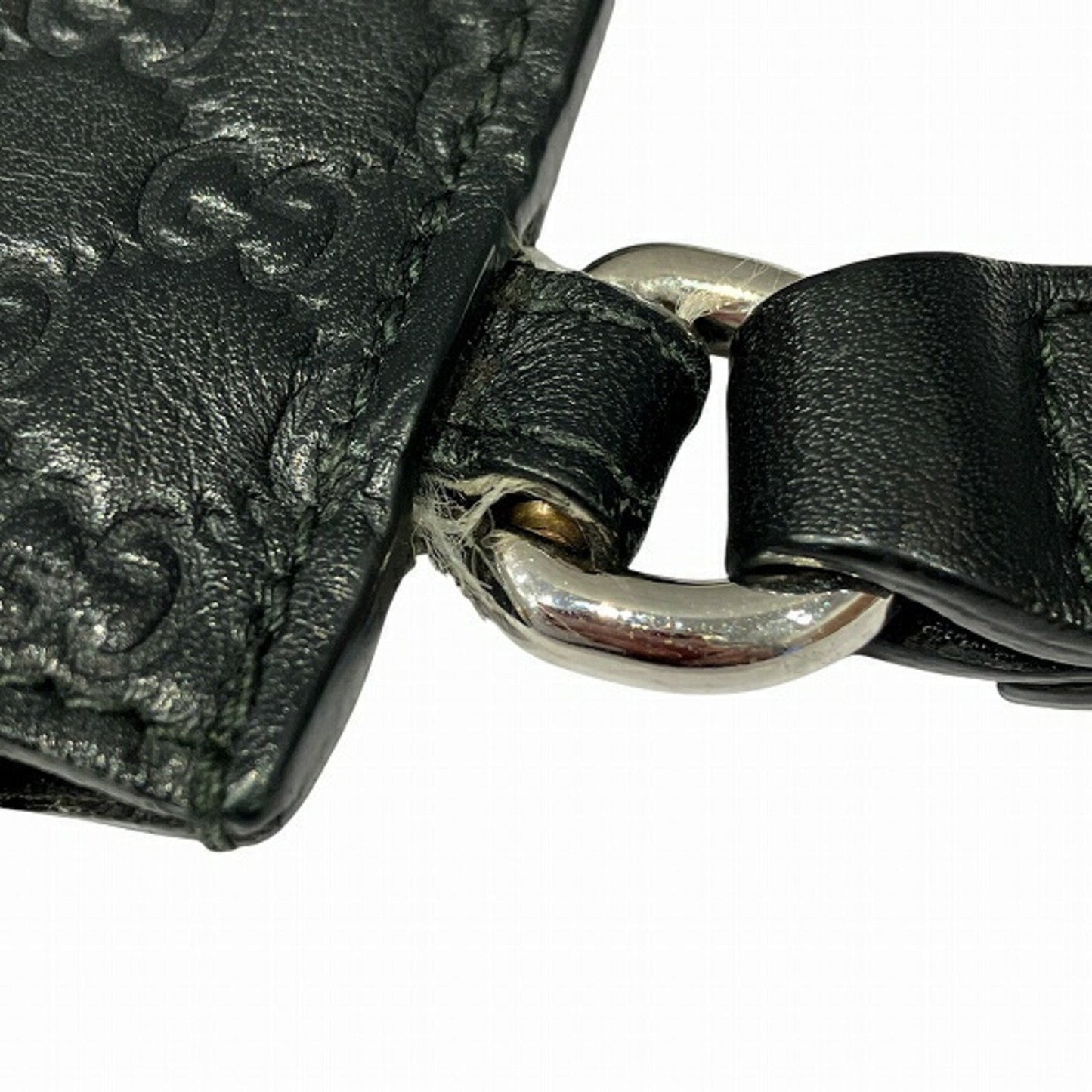 Gucci Black Leather Clutch Bag