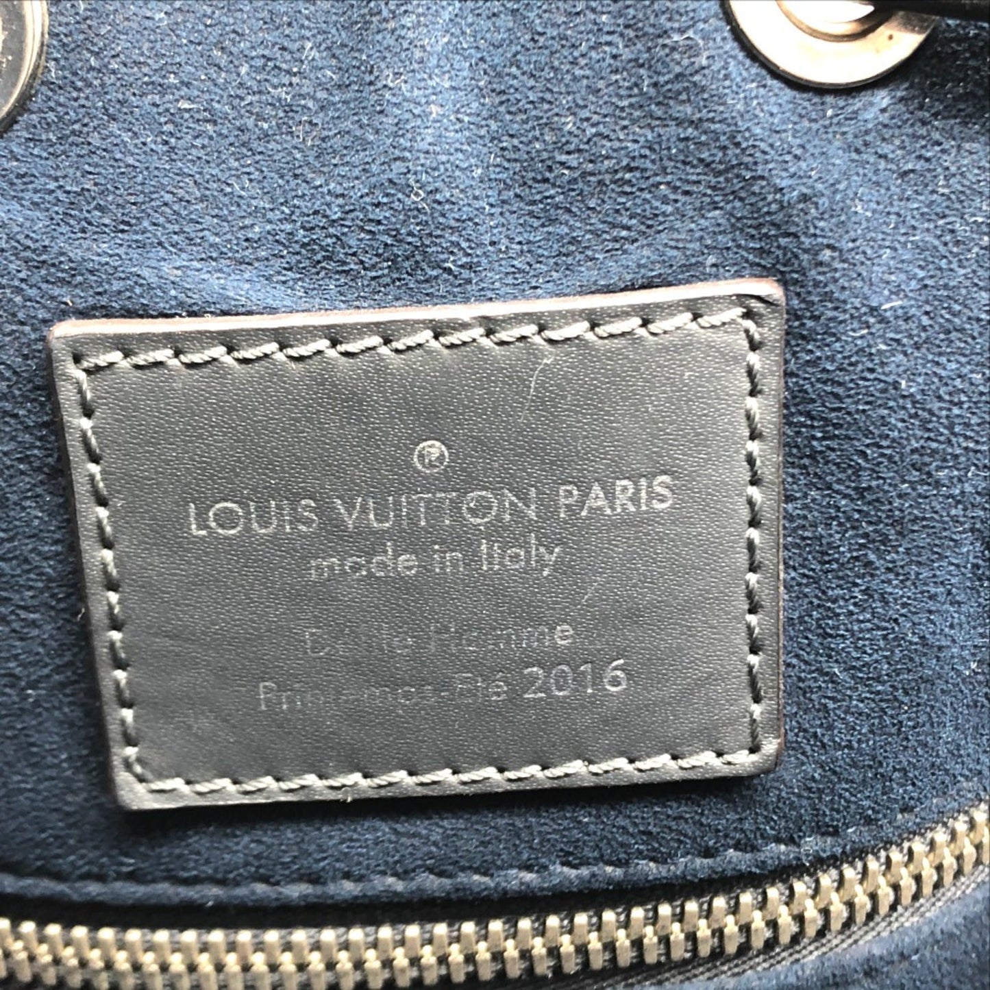 Louis Vuitton Black Leather Shoulder Bag