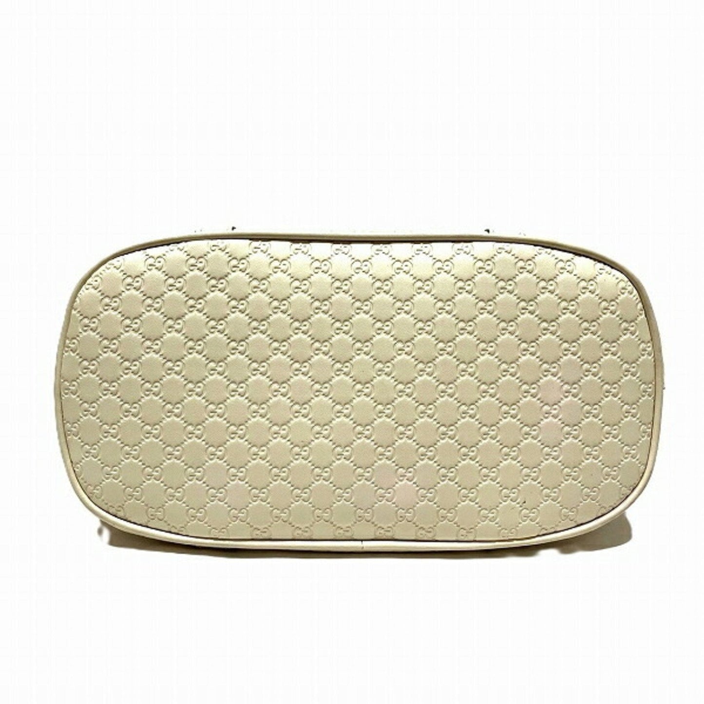 Gucci Ivory Leather Handbag Shoulder Bag