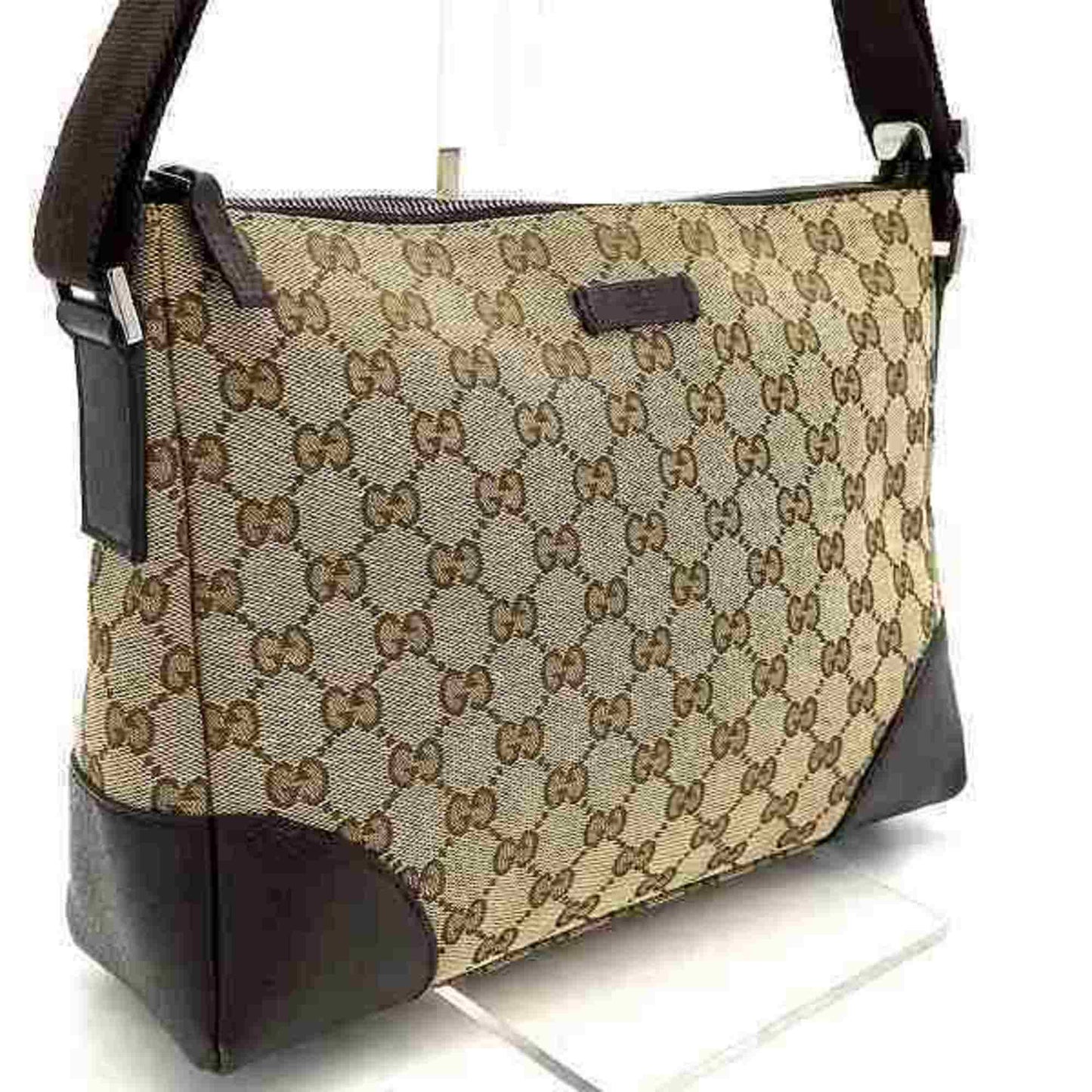 Gucci Brown Pvc Shoulder Bag
