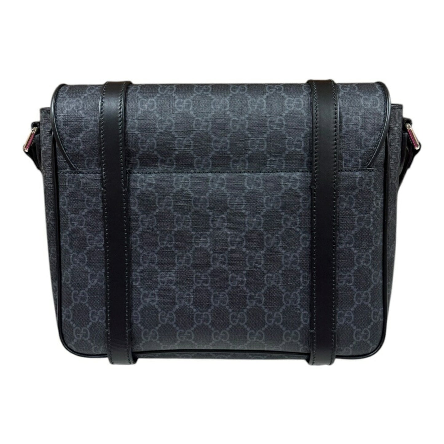 Gucci Black Gg Supreme Canvas Shoulder Bag