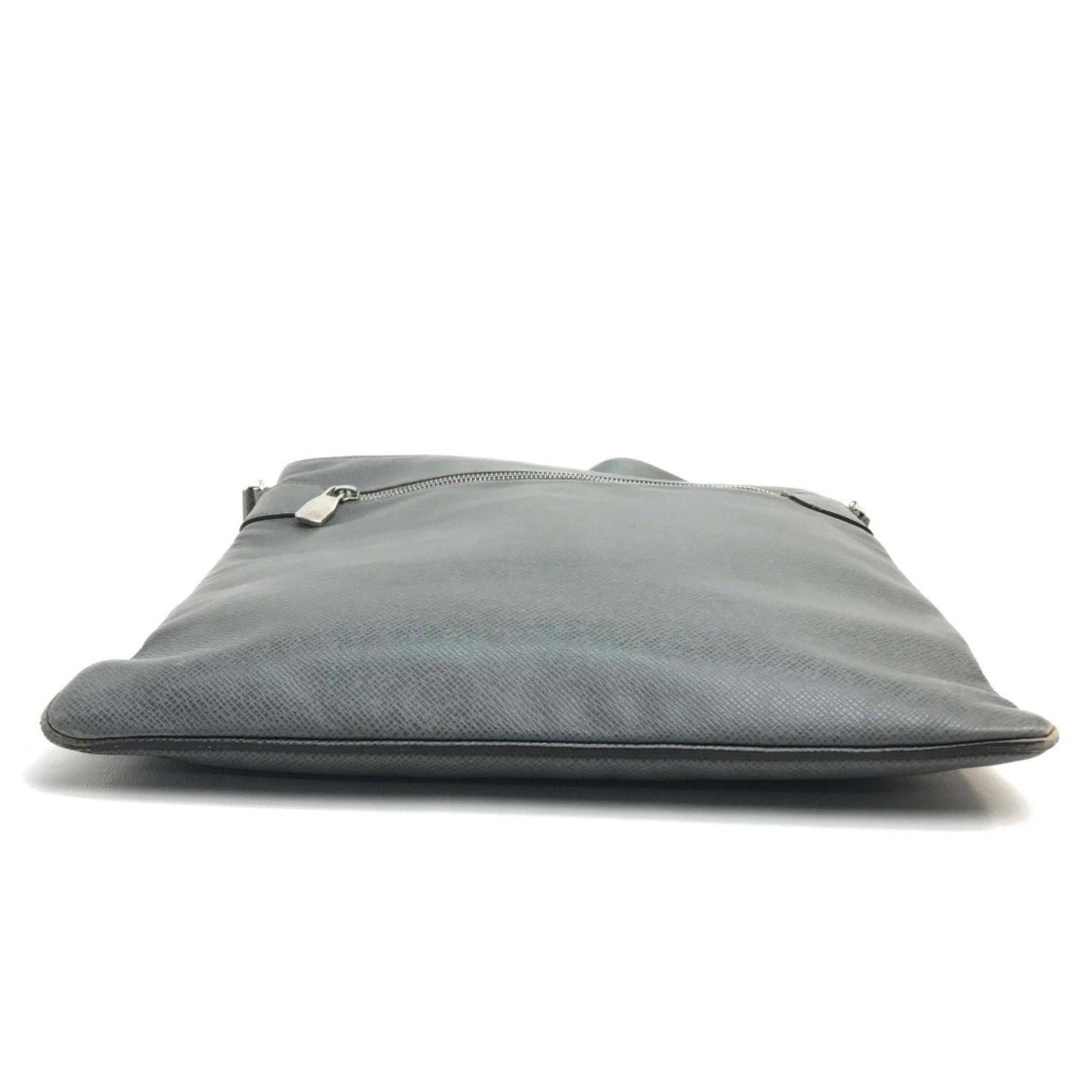 Louis Vuitton Gray Leather Shoulder Bag