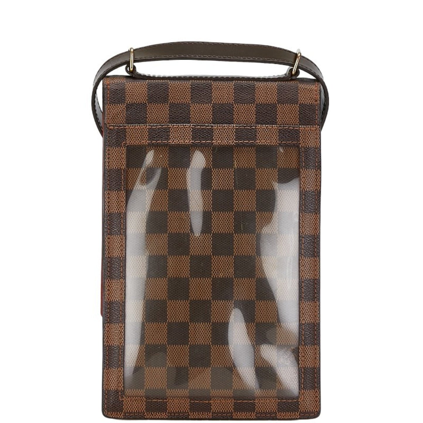 Louis Vuitton Brown Pvc Leather Shoulder Bag
