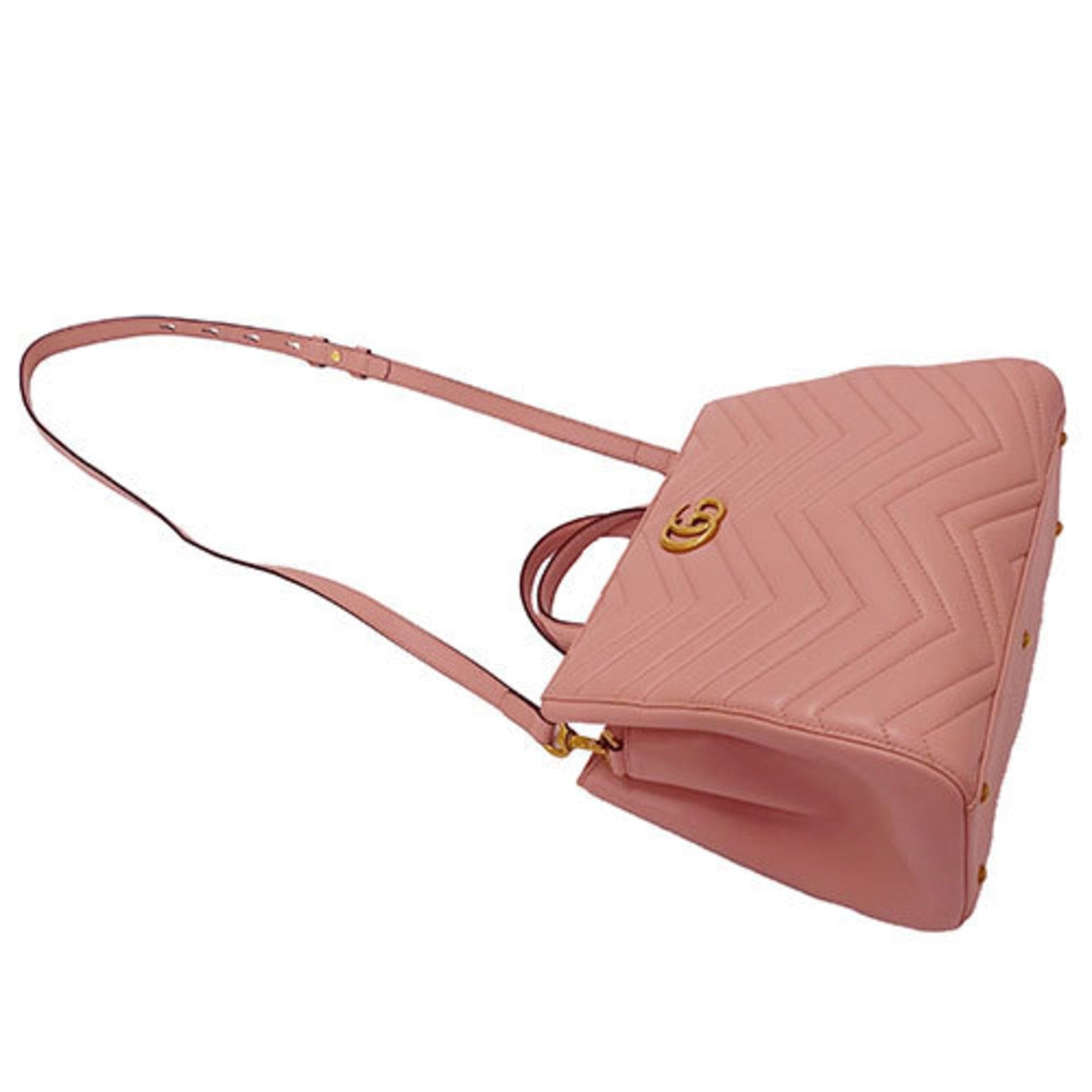 Gucci Pink Leather Handbag Shoulder Bag