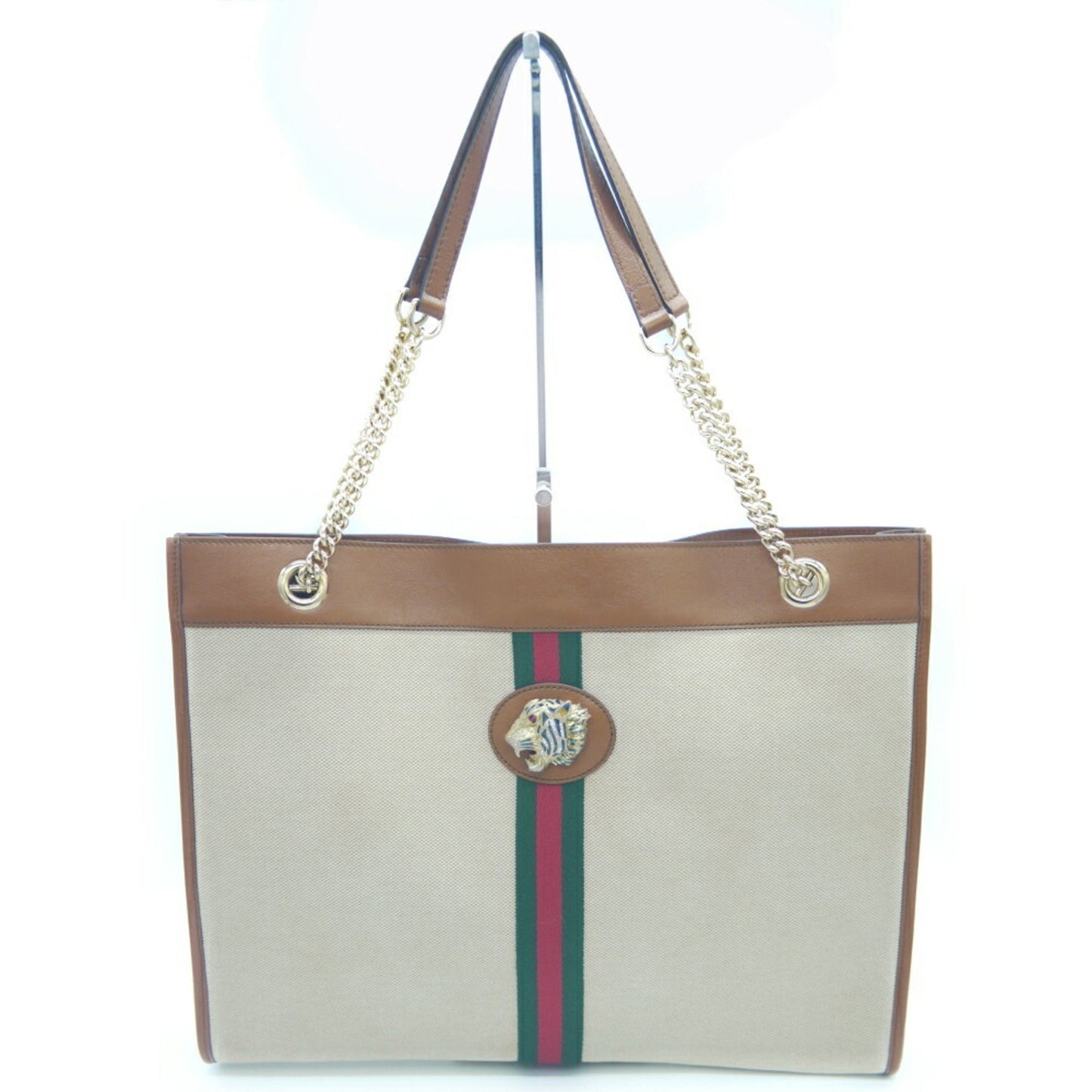 Gucci Beige Canvas Tote Bag ()