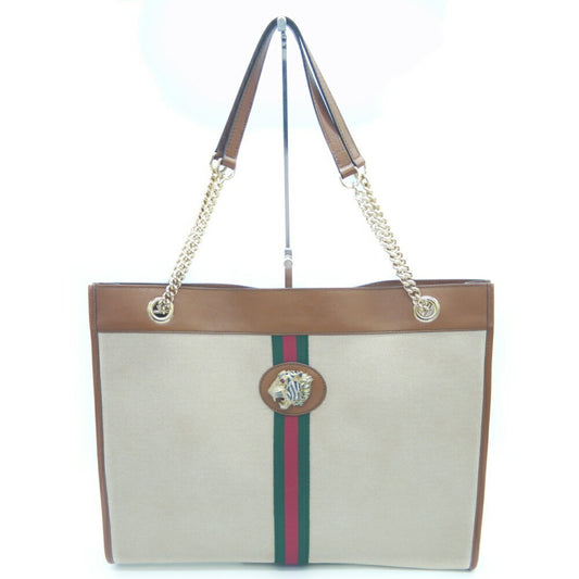Gucci Beige Canvas Tote Bag ()