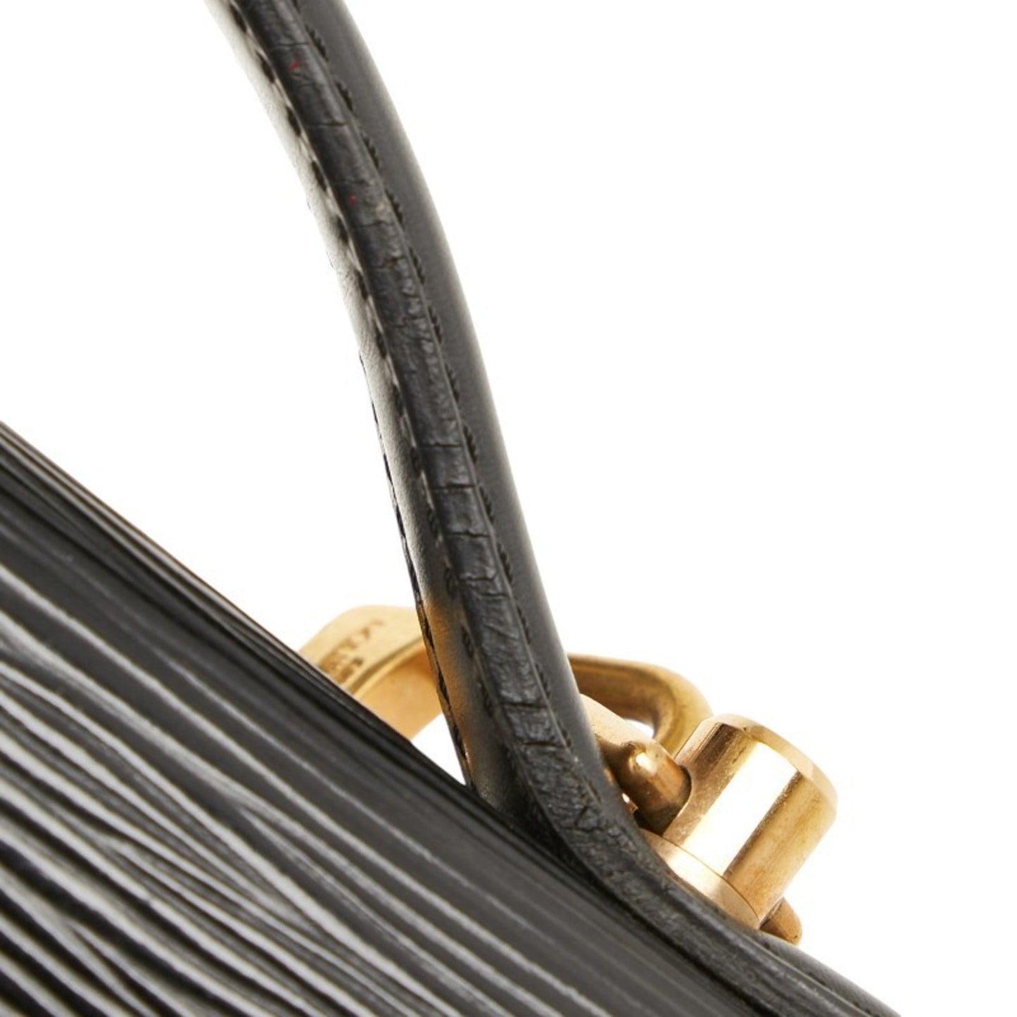 Louis Vuitton Black Noir Epi Leather Handbag Shoulder Bag