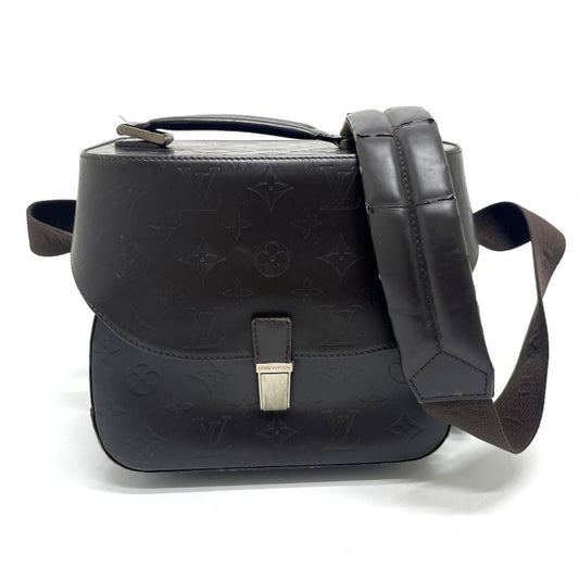 Louis Vuitton Monogram Glace Brown Coffee Shoulder Bag ()