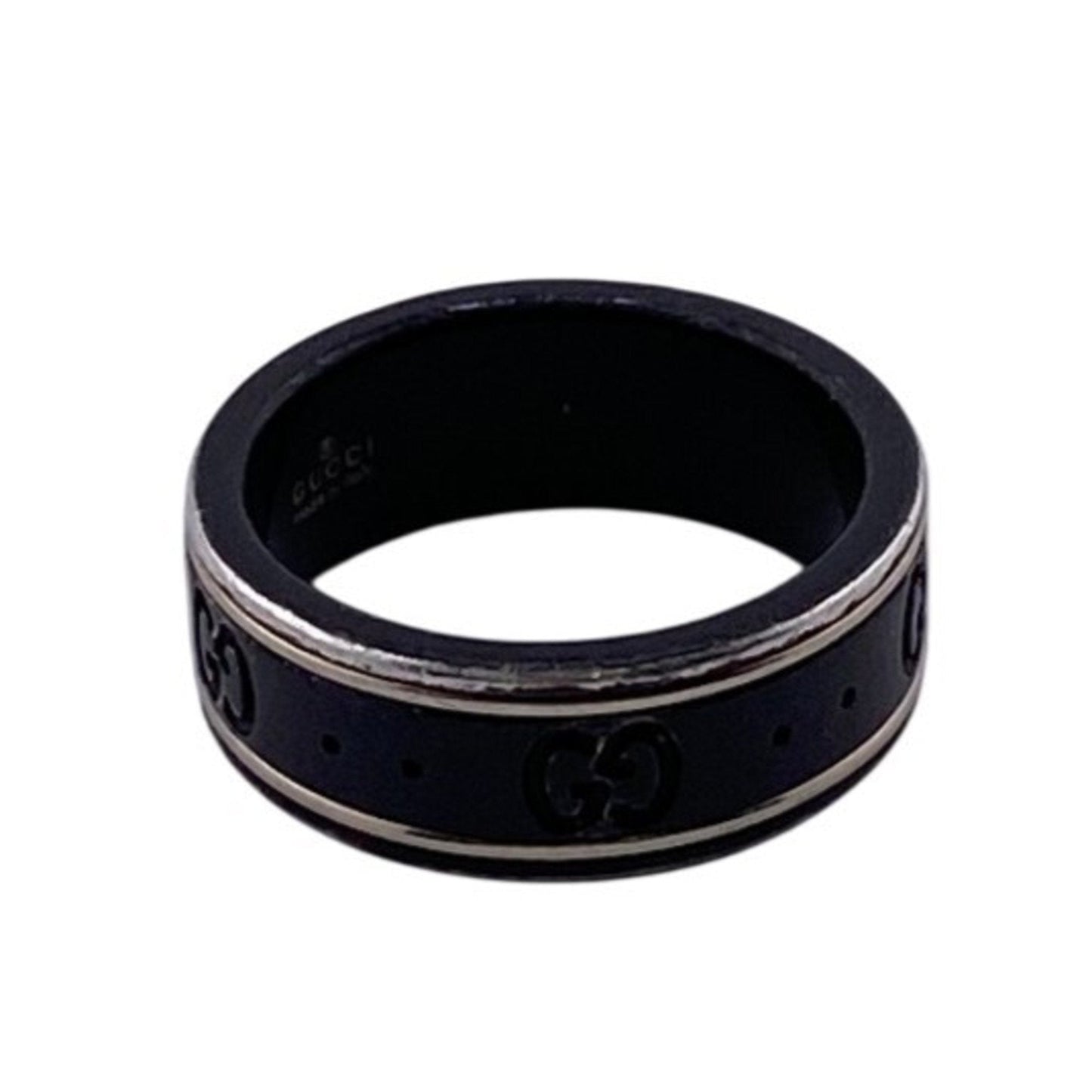Gucci Black Ceramic Band Ring