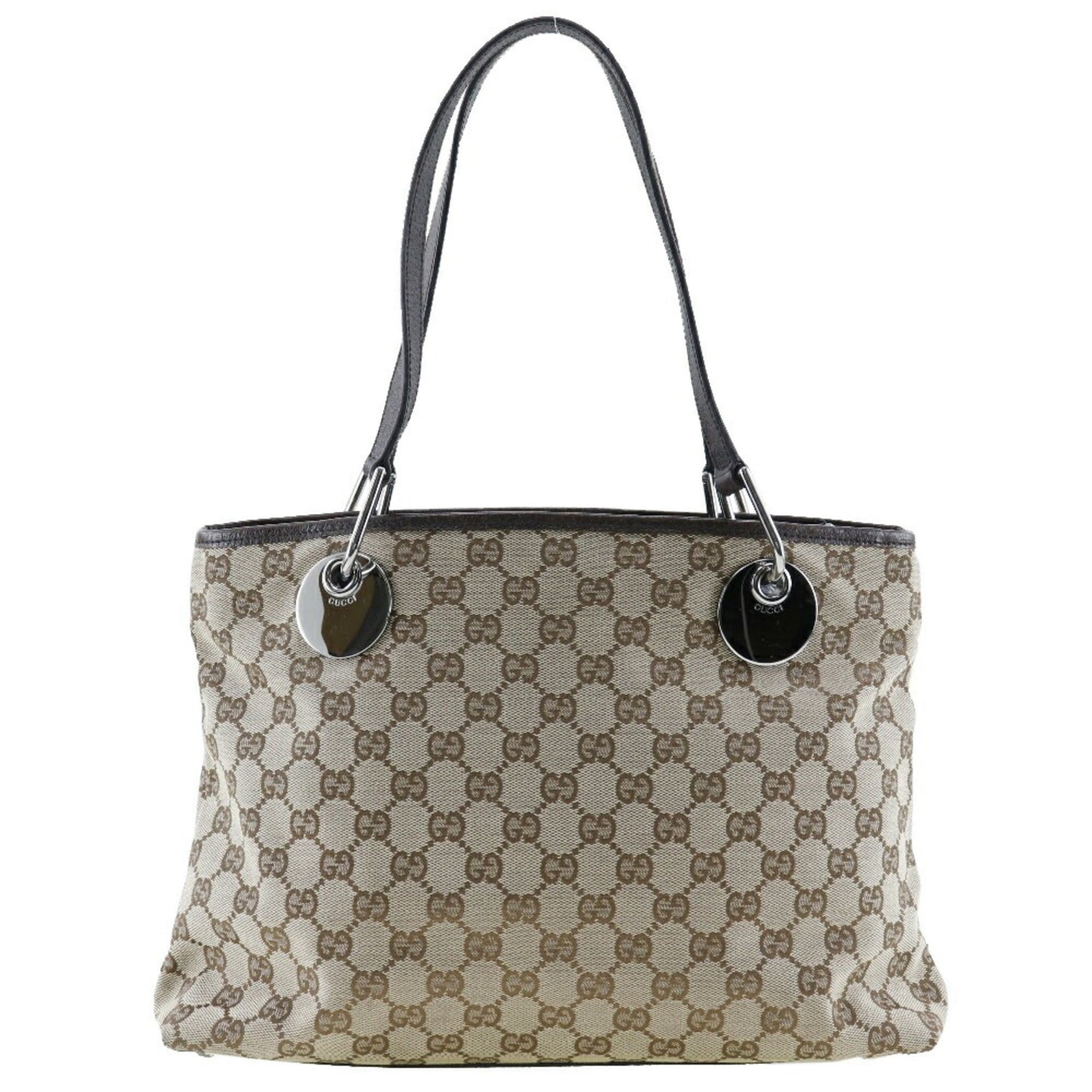 Gucci Gg Canvas Brown Gg Canvas Tote Bag ()