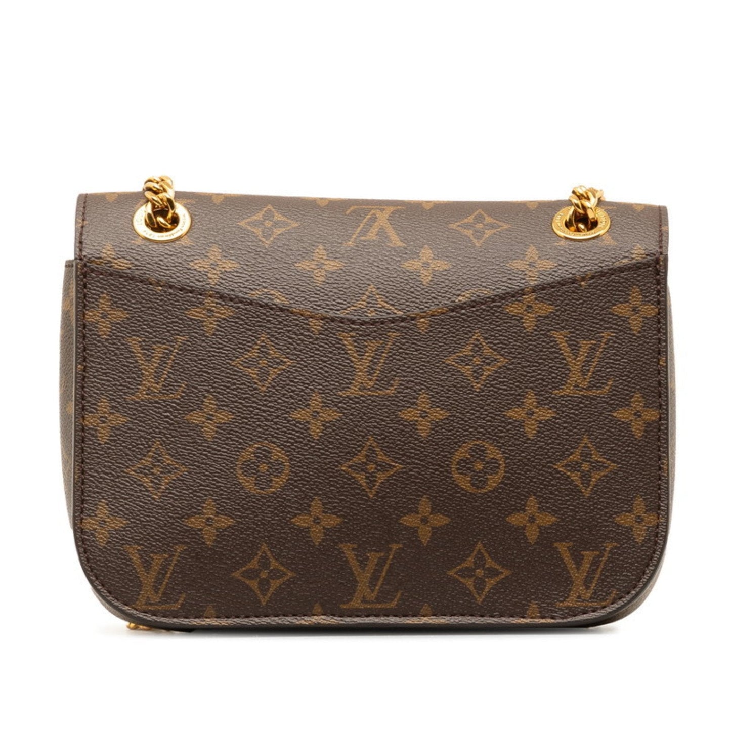 Louis Vuitton Brown Pvc Leather Shoulder Bag