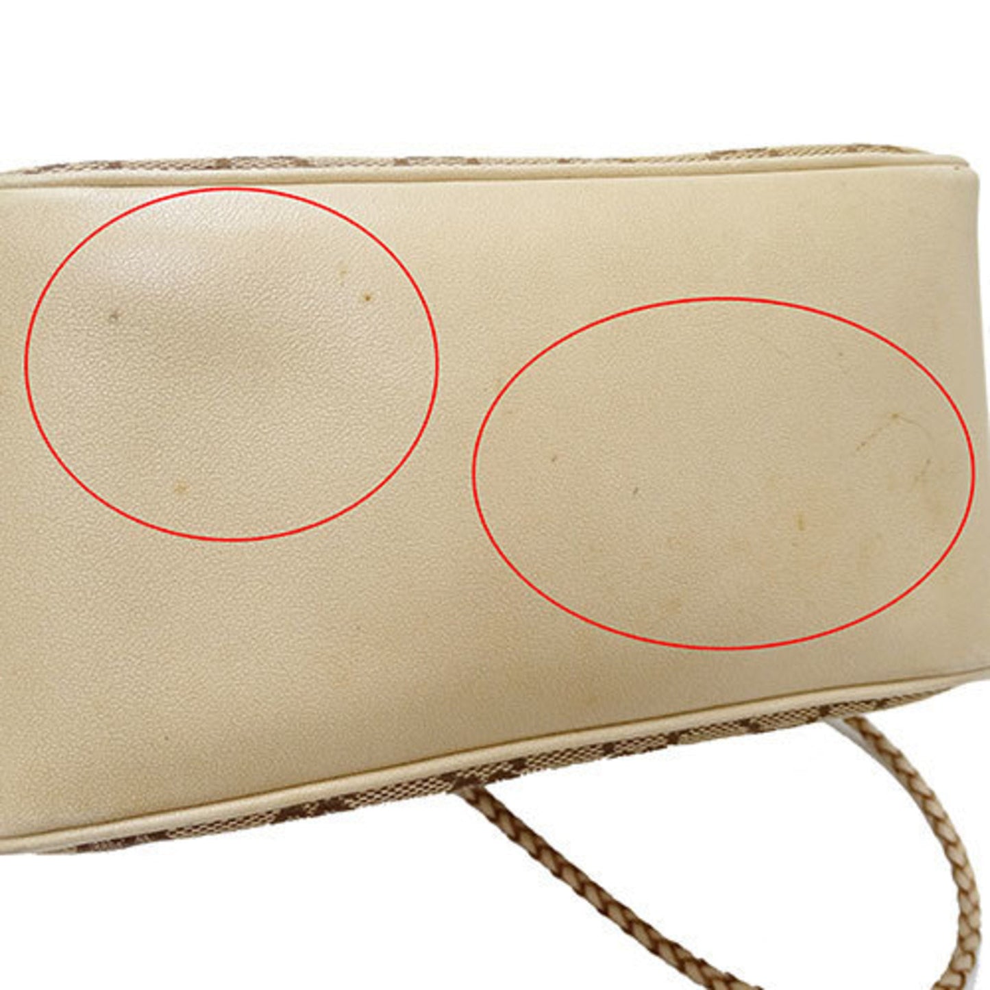 Gucci Beige Gg Canvas Handbag Shoulder Bag