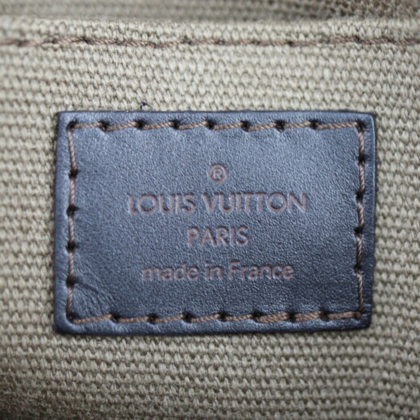 Louis Vuitton Coffee Leather Fanny Pack Shoulder Bag Sling Bag