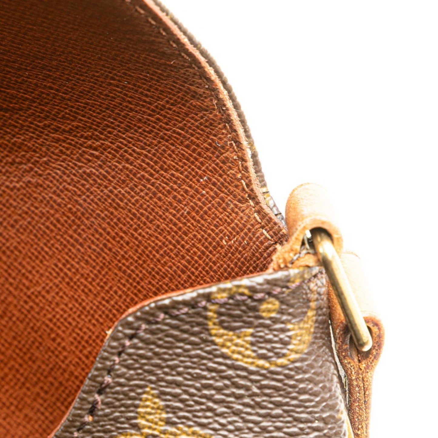 Louis Vuitton Brown Pvc Leather Shoulder Bag