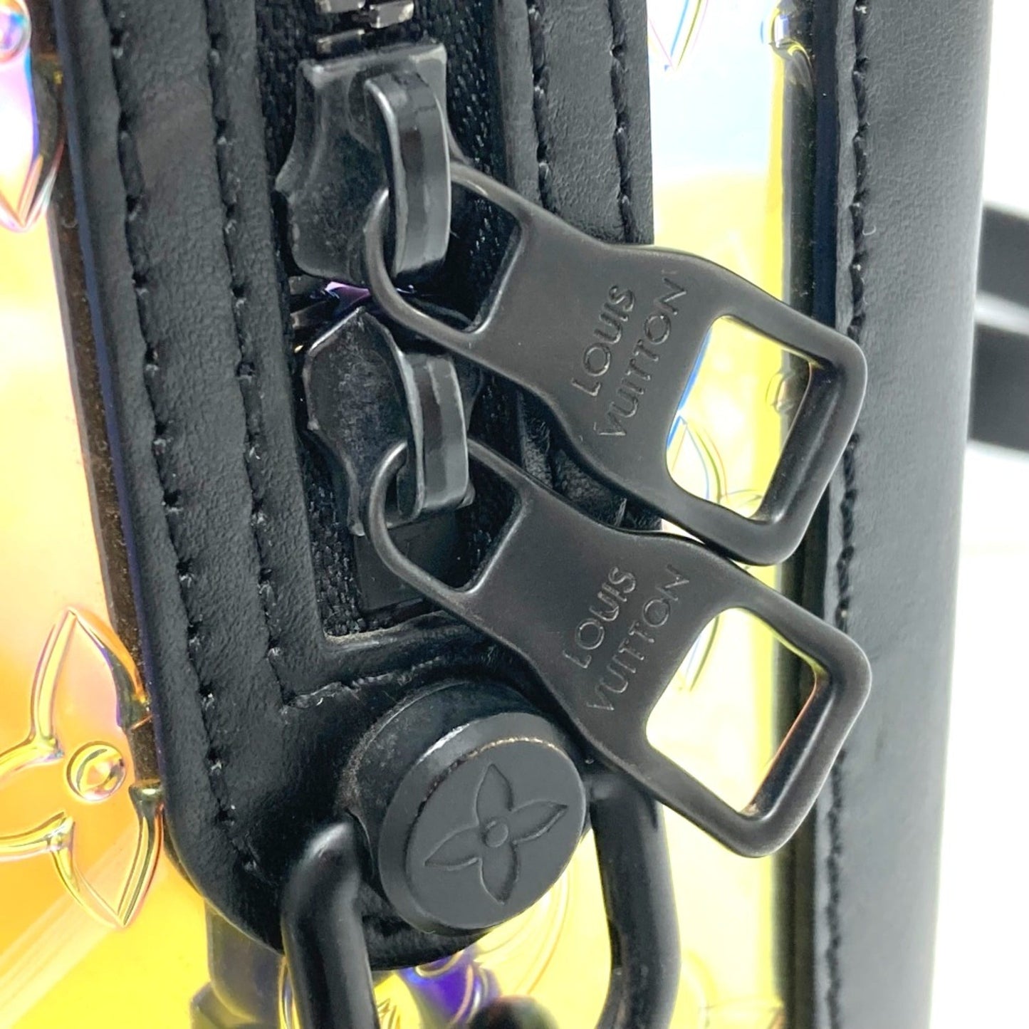 Louis Vuitton Black Leather Shoulder Bag