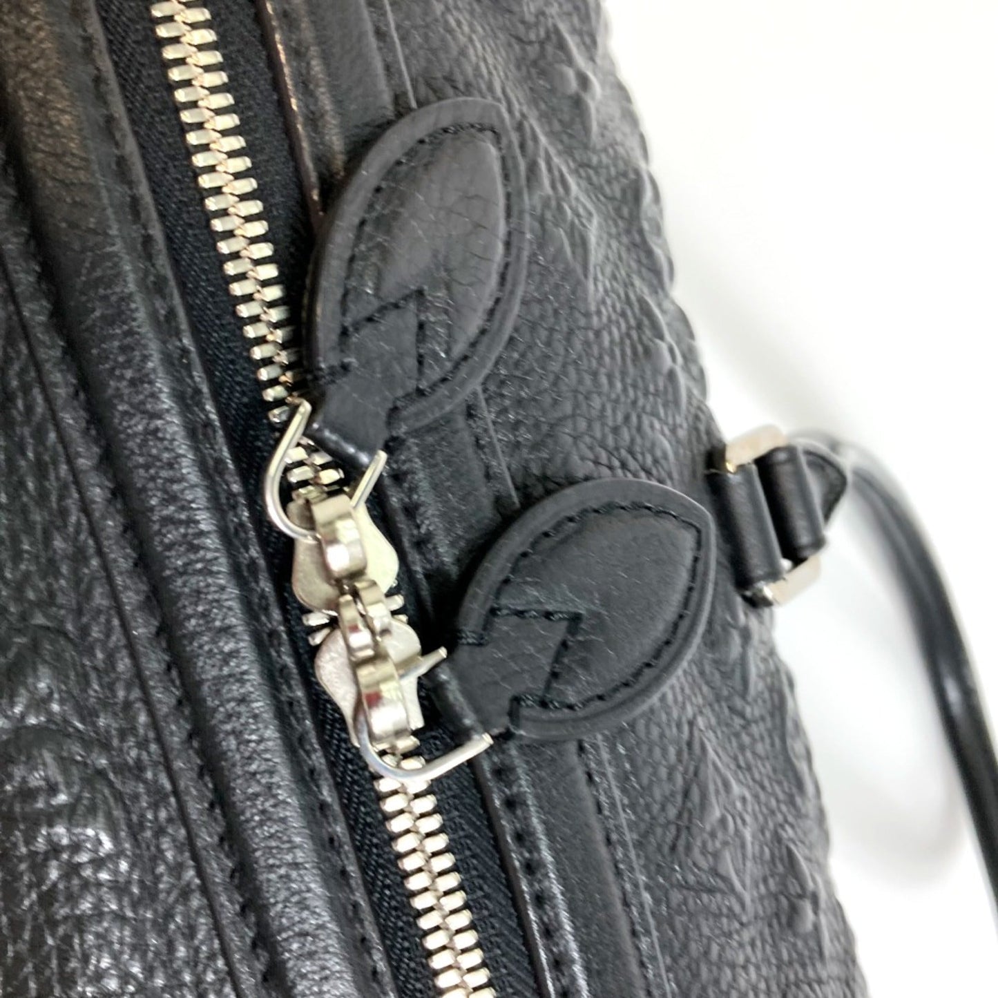 Louis Vuitton Black Leather Shoulder Bag