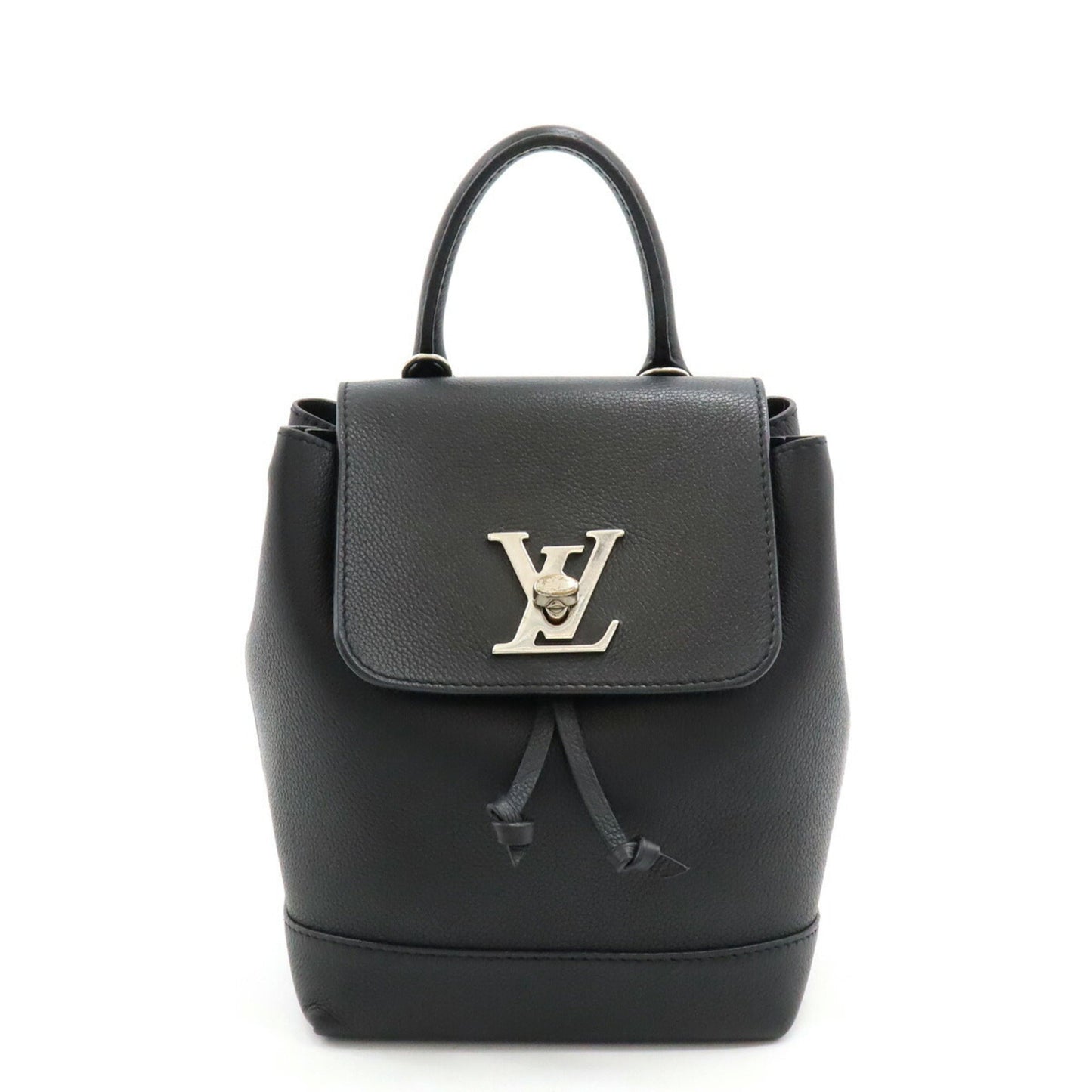 Louis Vuitton Black Noir Leather Backpack ()