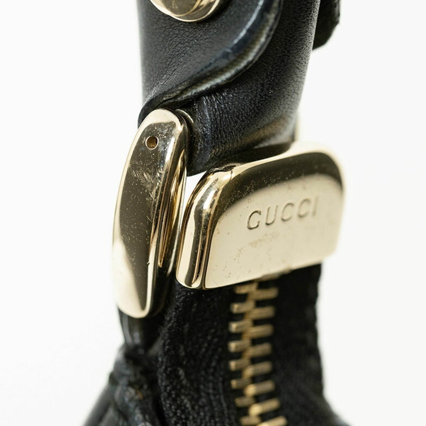 Gucci Abbey Black Leather Shoulder Bag