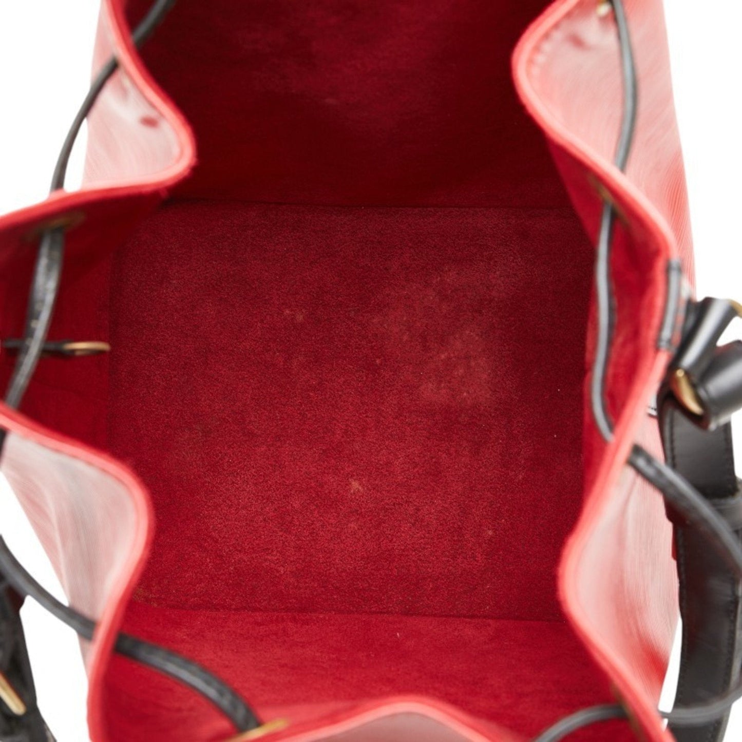 Louis Vuitton Castilian Red Noir Leather Shoulder Bag