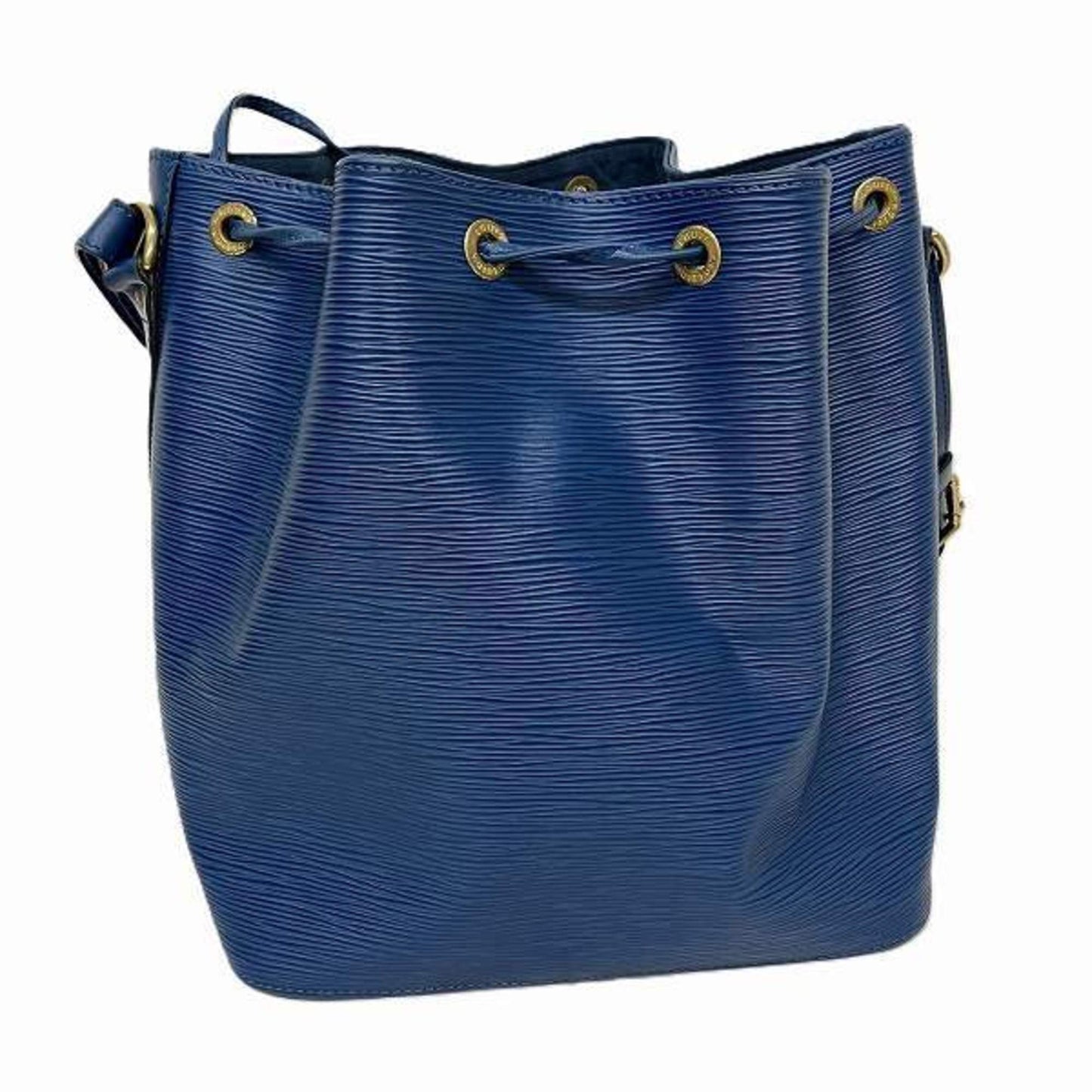 Louis Vuitton Blue Toledo Blue Leather Shoulder Bag