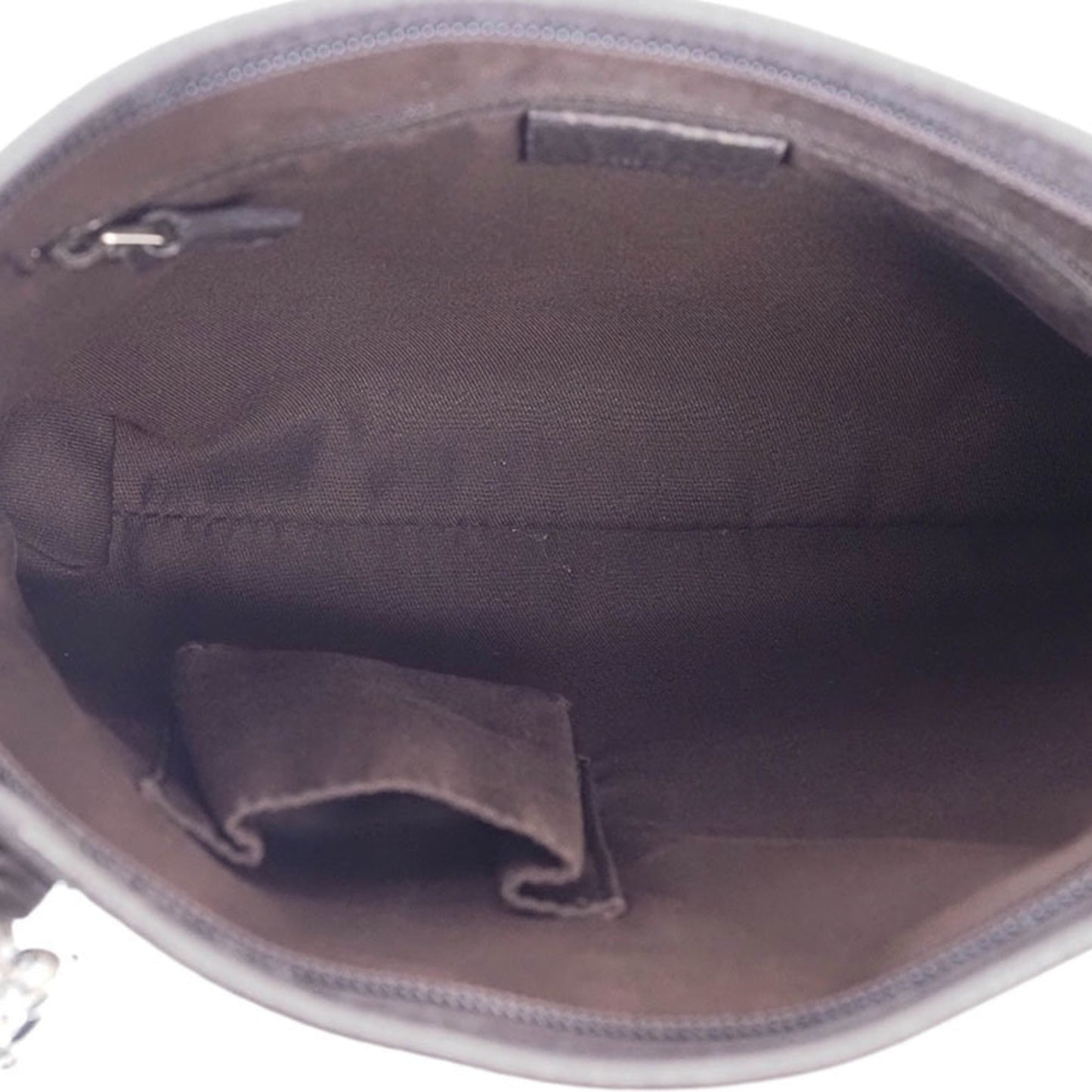 Gucci Brown Nylon Leather Shoulder Bag