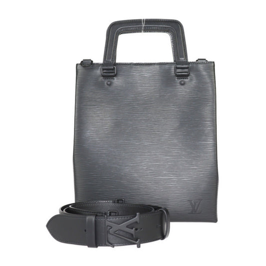 Louis Vuitton Black Epi Leather Handbag Shoulder Bag Tote Bag ()