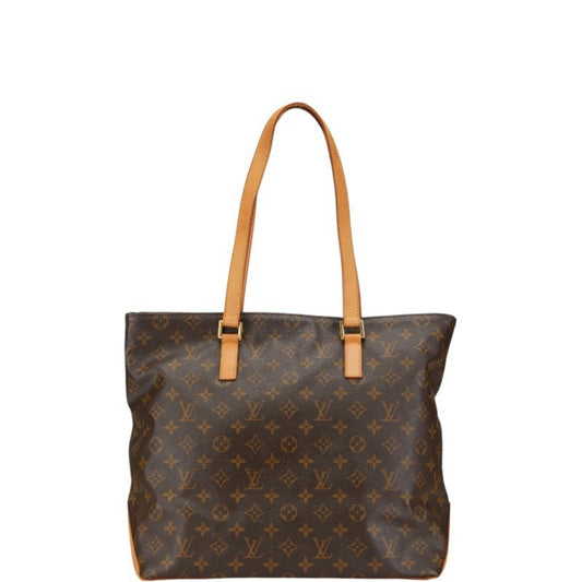 Louis Vuitton Brown Pvc Leather Shoulder Bag Tote Bag ()