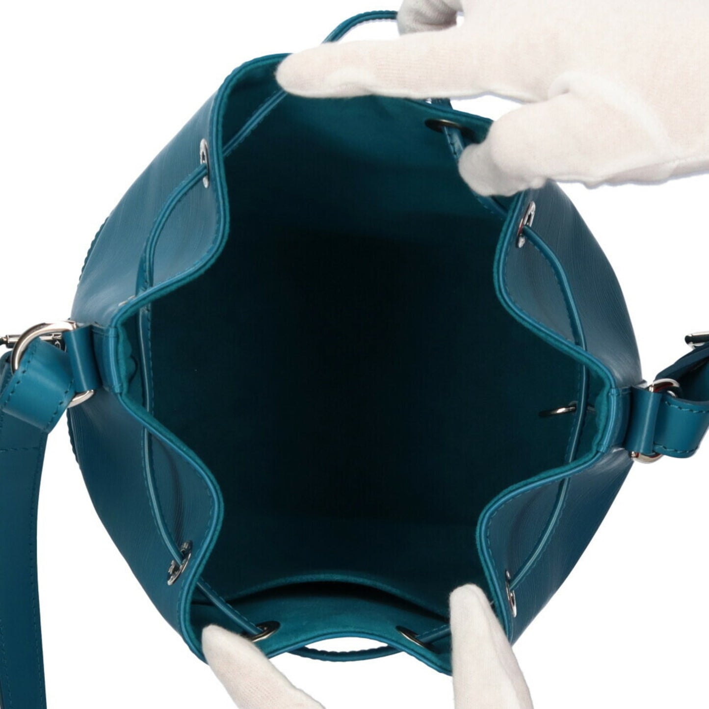 Louis Vuitton Blue Cyan Epi Leather Shoulder Bag
