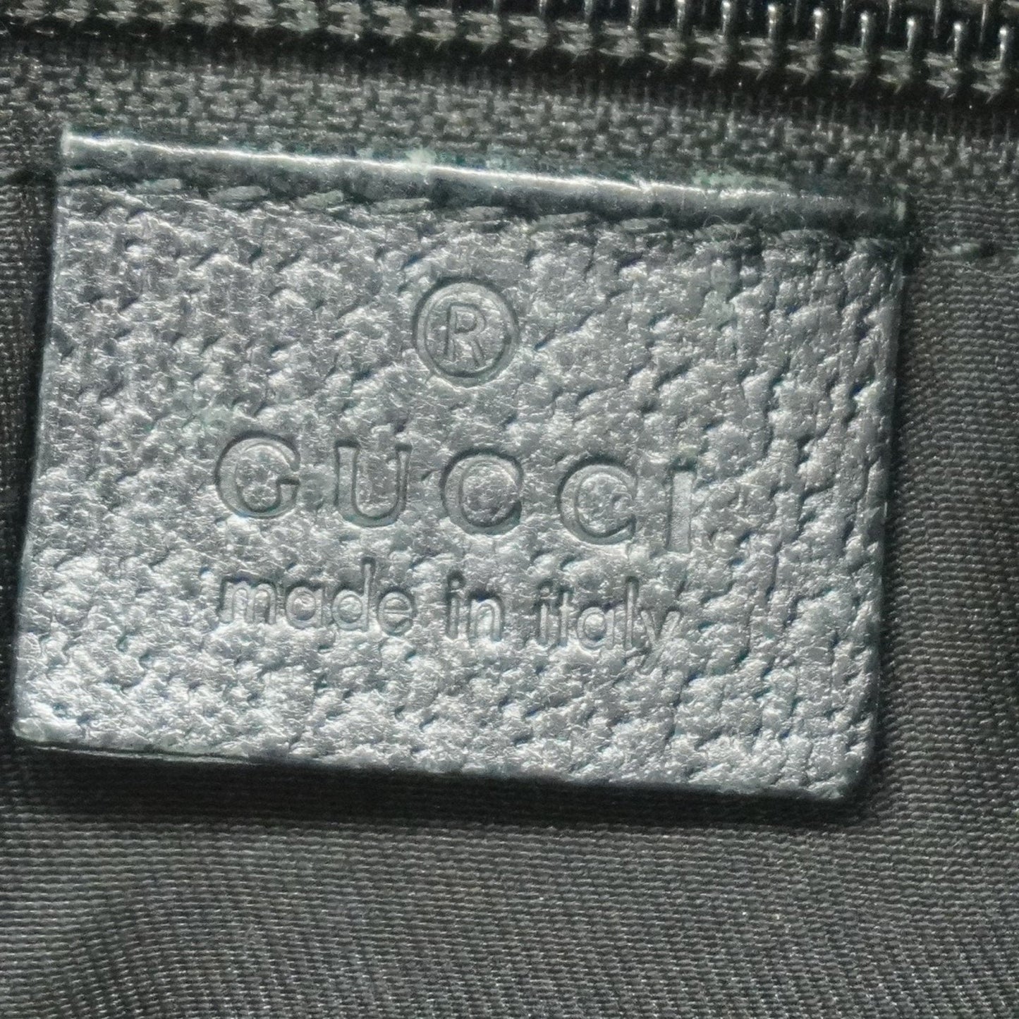 Gucci Black Canvas Shoulder Bag