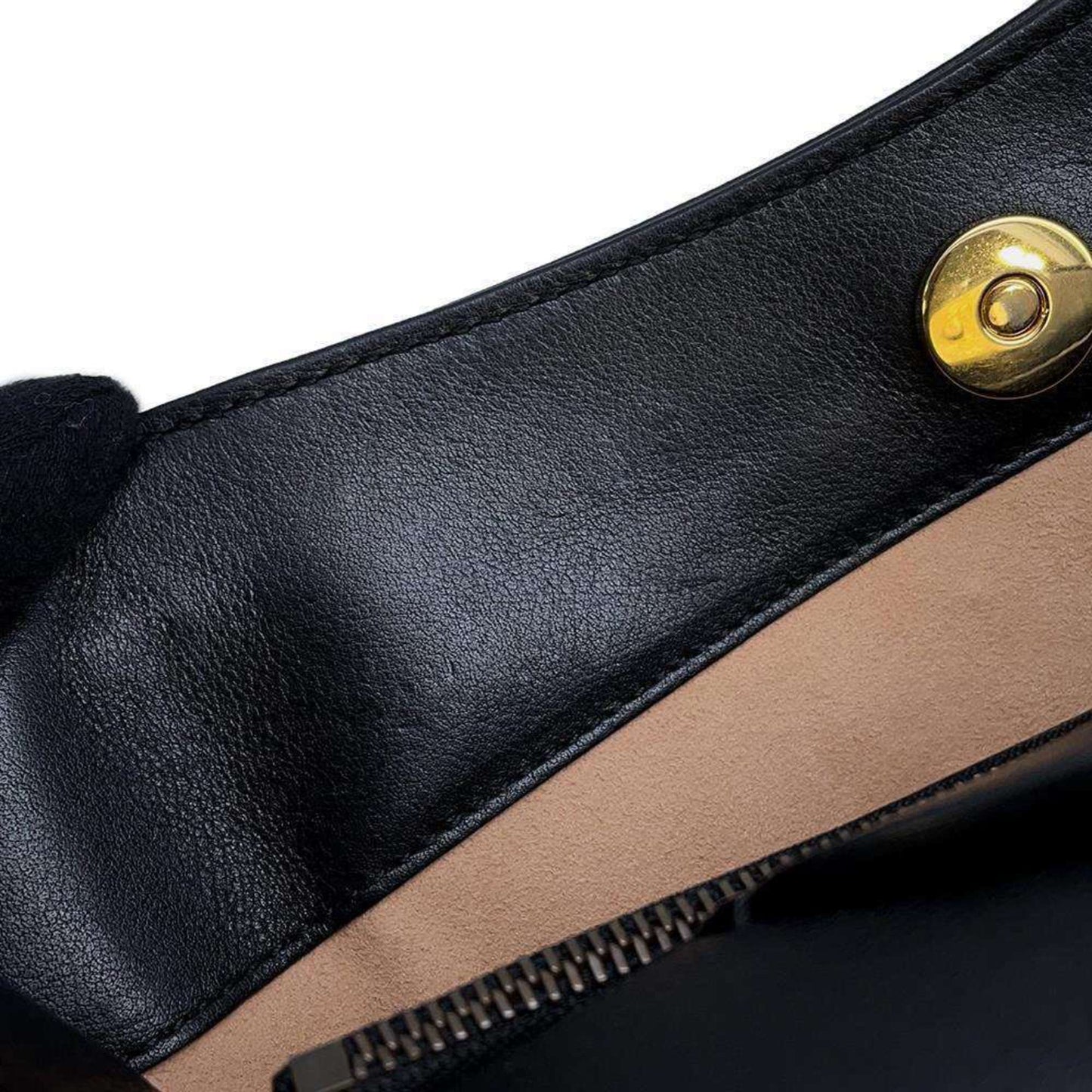 Gucci Black Leather Shoulder Bag Tote Bag