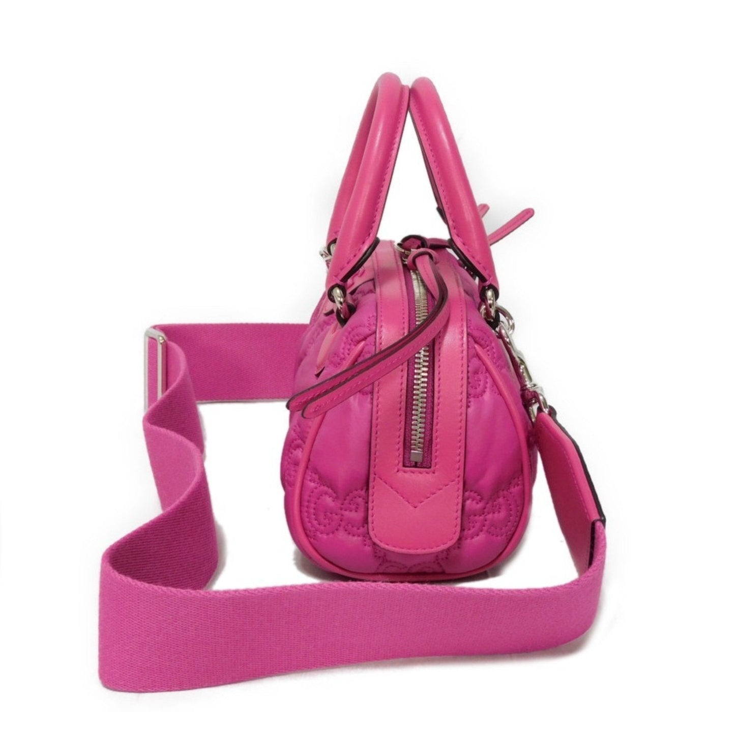 Gucci Pink Nylon Handbag