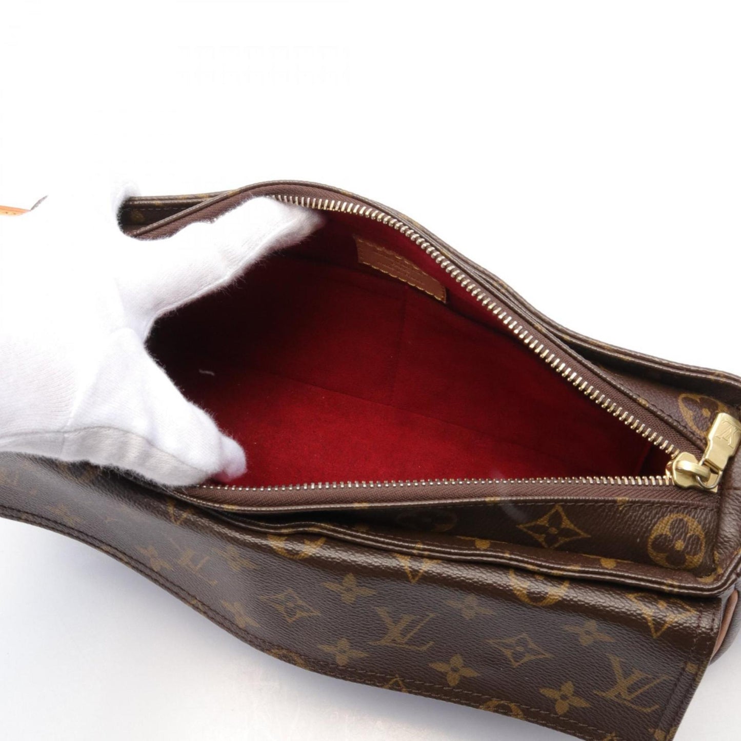 Louis Vuitton Brown Monogram Coated Canvas Shoulder Bag